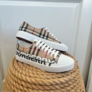 Faux Burberry Plaid Sneakers